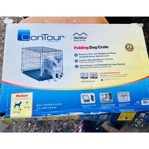 Medium foldable dog crate